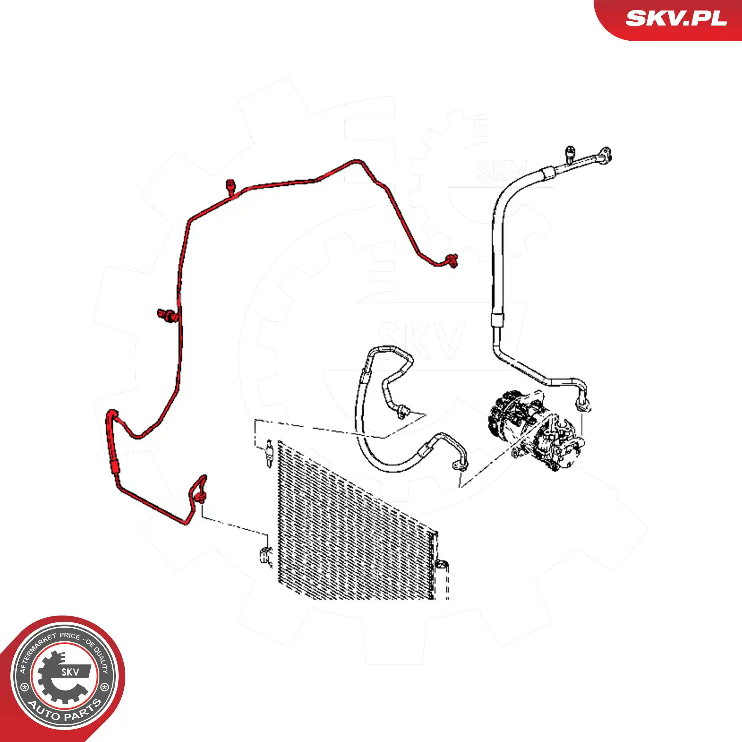 High/Low-pressure Line, air conditioning